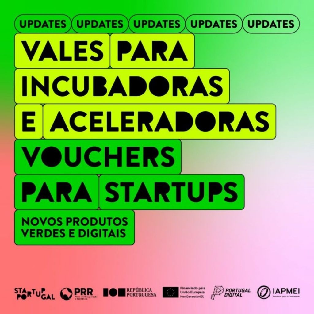 CANDIDATURAS ABERTAS Vouchers para Startups – Novos Produtos Verdes e Digitais (1)
